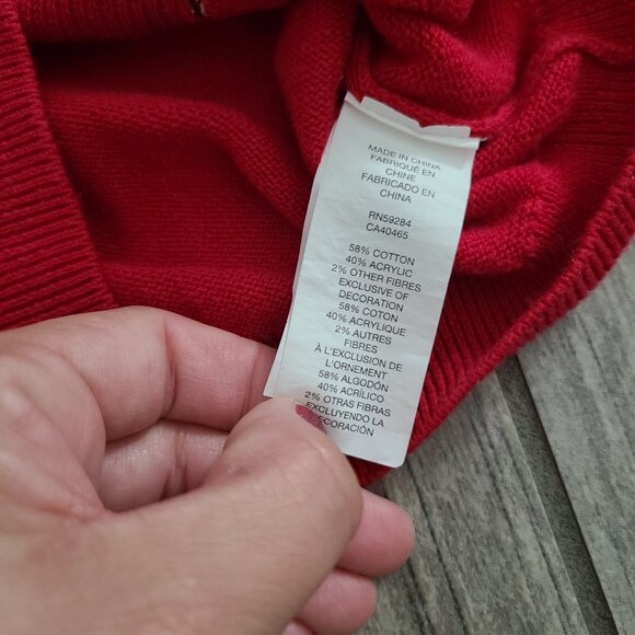 The Children’s Place Red Penguin Sweater Girls 4T - Picture 5 of 7